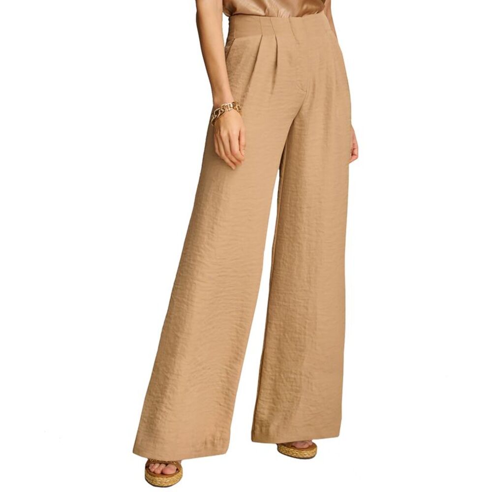 Donna Karan New York Donna Karan Women's Pleat Front Wide-Leg Pants